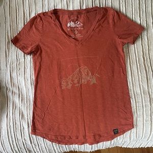 Mountainscape Orange T-Shirt